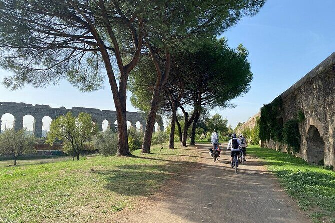 Appian Way, Catacombs and Aqueducts Park Tour with Top E-Bike - Parco degli Acquedotti: aqueducts you can actually understand