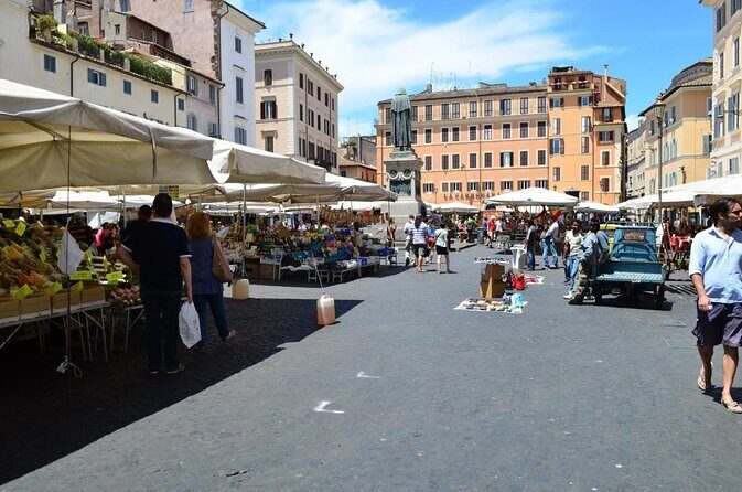 Authentic Roman Cooking Class & Market Experience - The main course, four-course lunch, and wine pairing