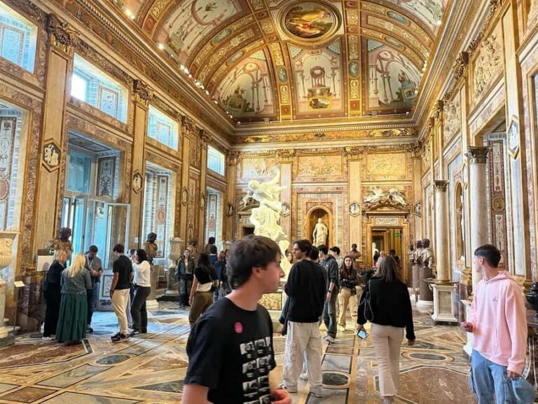 Borghese Gallery Entry Ticket - Meeting the Enjoy Rome flag and starting smoothly