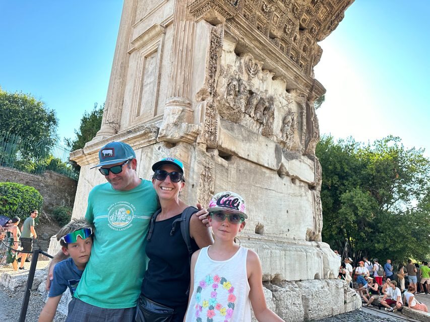 Colosseum and Ancient Rome Family Tour for Kids - Entering the Colosseum with skip-the-line tickets