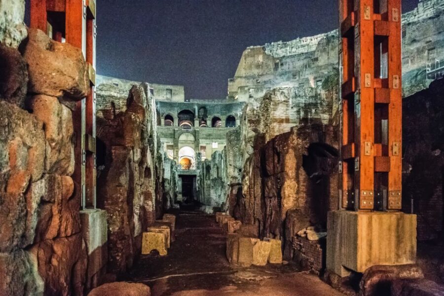 Colosseum by Evening Guided Tour with Optional Arena Access - Roman Forum stroll and Via dei Fori Imperiali: you get context first
