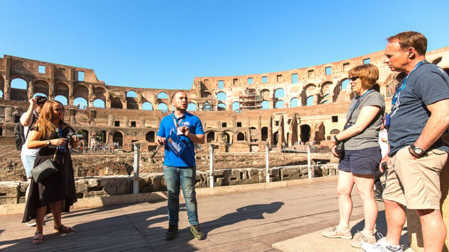 Colosseum with Arena Floor, Palatine Hill & Forum Tour - Second-tier views: seeing the crowd’s perspective