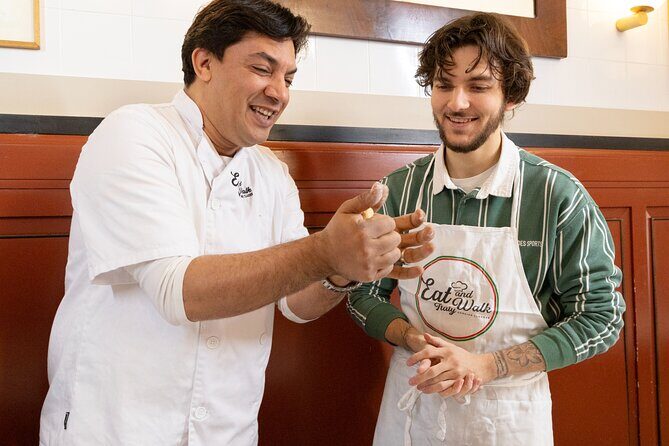 Enjoy Spritz and Pasta Making in Piazza Navona - Eating What You Made: Bruschetta, Wine, and Dessert