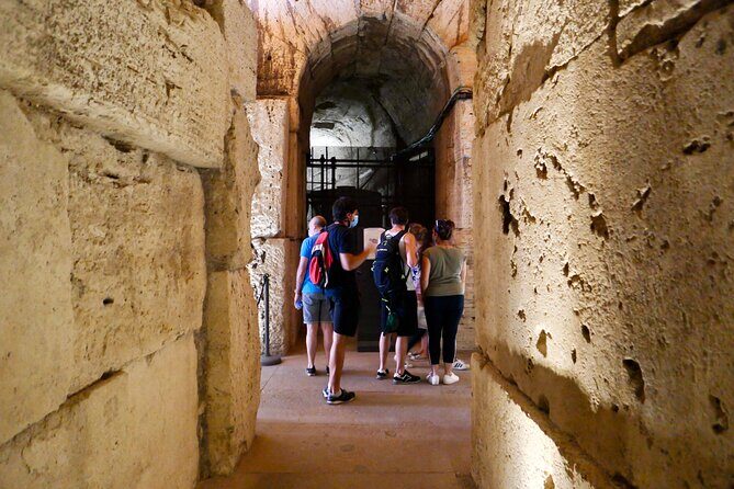 Expert Guided Tour of Colosseum Arena OR Underground, and Forum - Timing and order: you’ll start at one site, then connect the rest