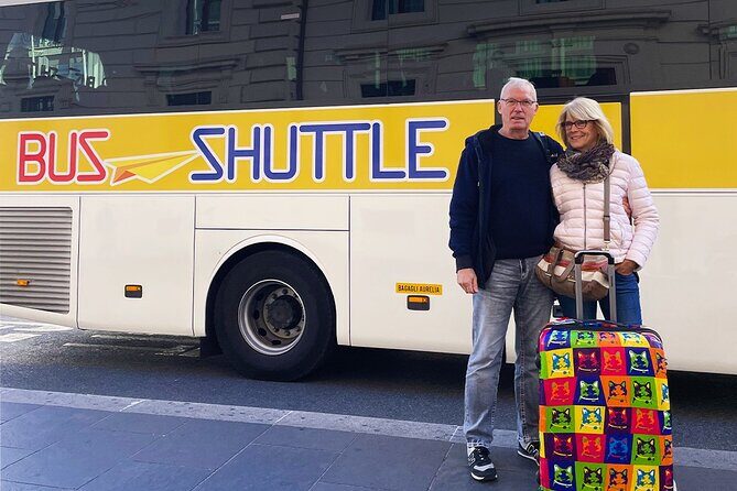 Fiumicino Airport Shared Shuttle Bus to Rome Termini & Vatican - Timing in Real Life: 45–50 Minutes Depends on Traffic (Like Everything in Rome)