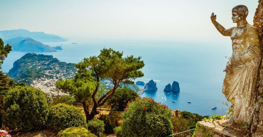 From Naples: Capri and Blue Grotto Day Tour - Anacapri walking time: locals feel, steep streets, and big views