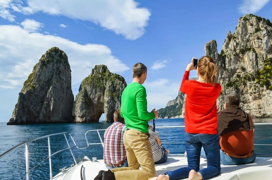 From Naples: Capri Guided Tour with Ferry Tickets & Minibus - Getting from Naples to Capri: the hydrofoil advantage