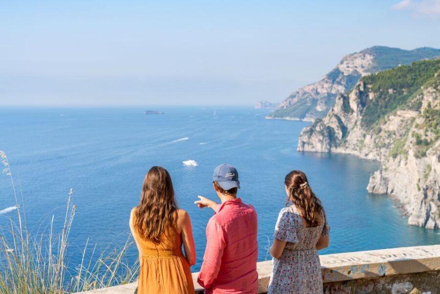 From Naples or Sorrento: Amalfi Coast Full-Day Trip - Positano at Amerigo Vespucci Square: First Views, Then Freedom