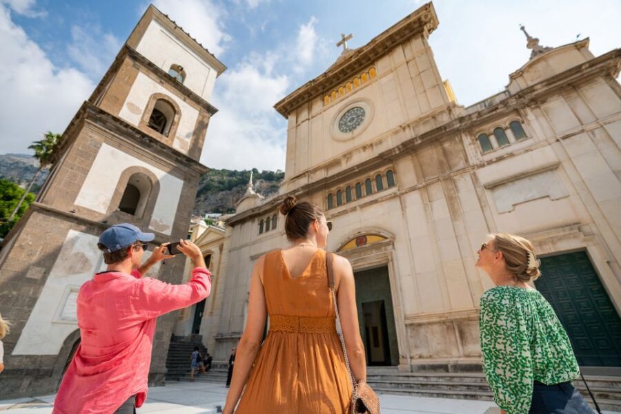 From Naples or Sorrento: Amalfi Coast Full-Day Trip - Amalfi: Guided Time, Optional Boat Fun, and Sant’Andrea Cathedral