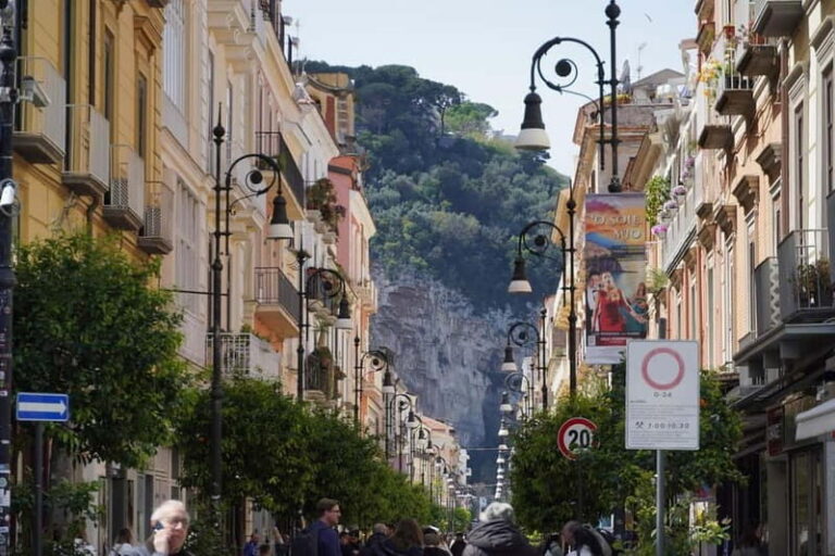 From Rome: Sorrento & Pompeii Day Trip with Guide or Ticket - Coach Ride Time Blocks: Breaks That Keep a Long Day Tolerable