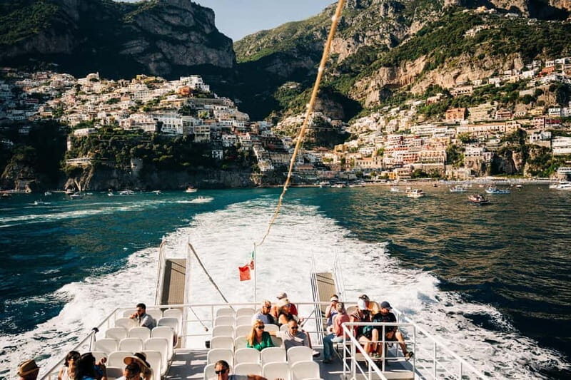 From Rome: Sorrento, Positano & Amalfi Coast Day Trip - Ferry hopping: the coast looks different from water