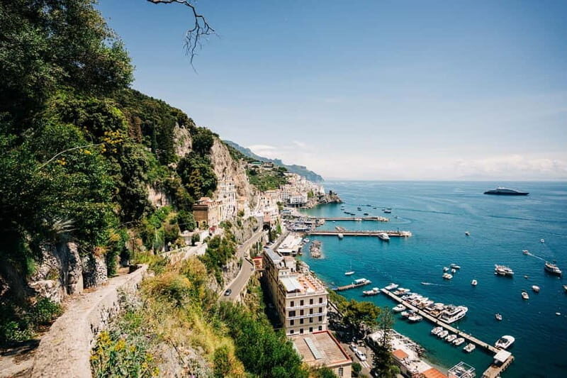From Rome: Sorrento, Positano & Amalfi Coast Day Trip - Salerno return: the coast view keeps going on the way back