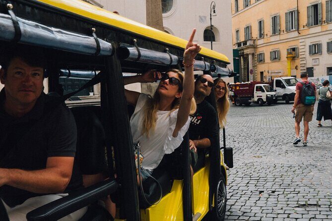 Golf Cart Small-Group Guided Tour: Rome City Highlights - Meet at V. Monterone, Then Cruise: What Starts the Tour Right