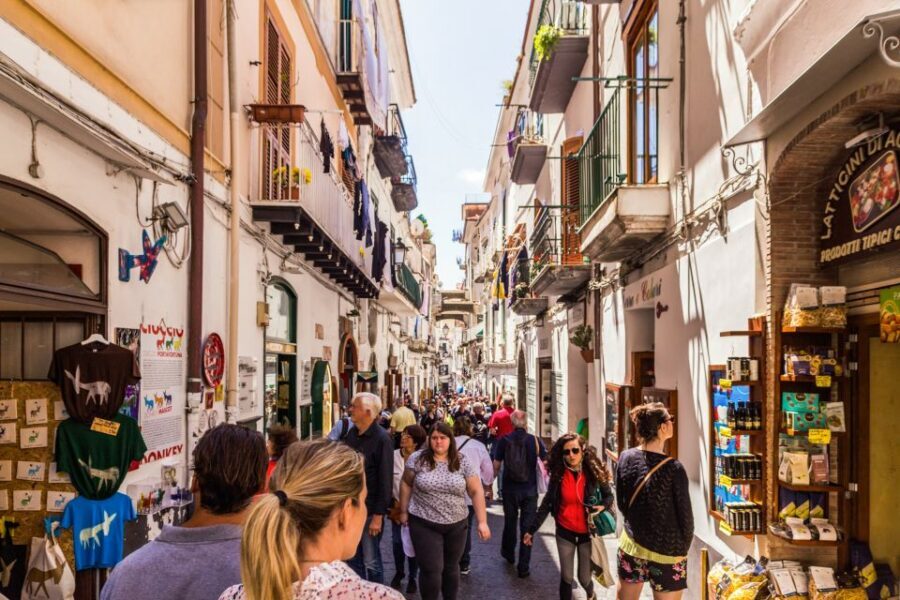 Naples: Boat Tour to Positano, Amalfi and Ravello - The scenic cruise stops: Baths of Queen Giovanna, Punta Campanella, and Sirenuses