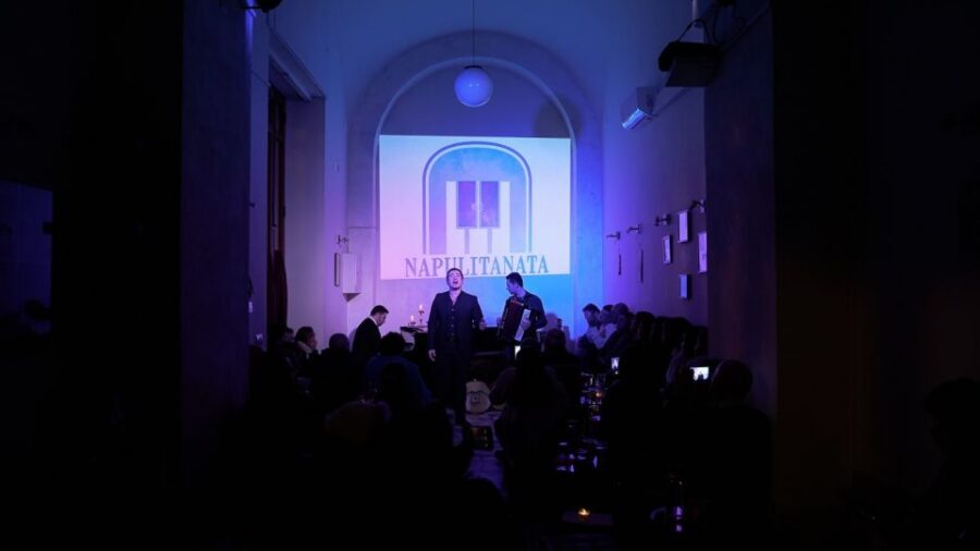 Naples: Traditional Neapolitan Music Concert - The performers and the no-microphone sound you’ll notice immediately