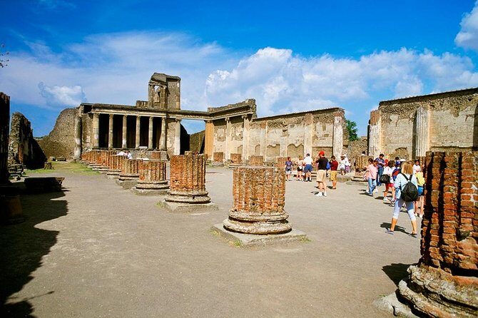 Pompeii & Herculaneum Day Trip from Naples with Lunch - Guided Pompeii: seeing the Forum and Teatro Grande without getting lost