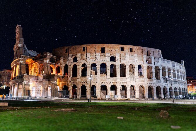Rome After Dark: Explore the Eternal City Under the Moonlight - Circus Maximus and Palatine Hill: ancient Rome under night lighting