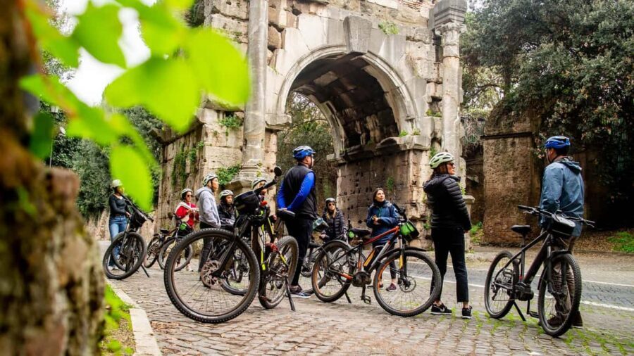 Rome: Appian Way Aqueducts Bike Tour (UPG Catacombs & Lunch) - Porta San Sebastiano and the Appian Way start: history at the city edge