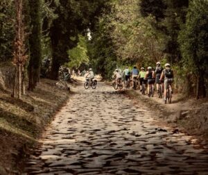 Rome: Appian Way, Catacombs, & Roman Aqueducts E-bike Tour - Meeting at Via Labicana and getting rolling on Cannondale power