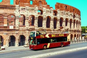 Rome: Big Bus Hop-on, Hop-off Open-Top Sightseeing Tour - Audio through headphones: the guide you can control