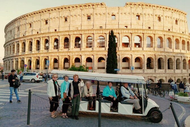 Rome by Golf Cart Private Tour: Beyond the Landmarks - Colosseum time: exterior impact plus a realistic plan for tickets