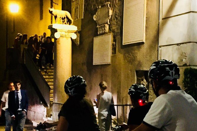 Rome by Night - Ebike Small Group Tour - Food and Wine (Option) - Stop 2: Piazza del Campidoglio and the Capitoline viewpoint