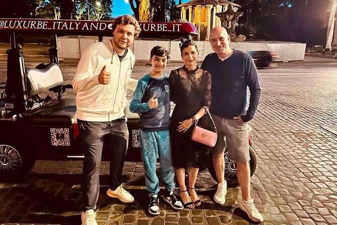 Rome by Night: Golf Cart Tour - Seating, sound, and how to hear the guide on a golf cart