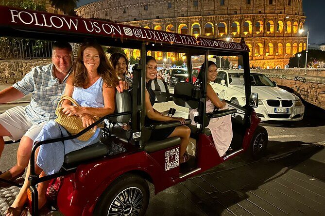 Rome by Night: Golf Cart Tour - Spanish Steps and Trevi Fountain: prime nighttime photo energy