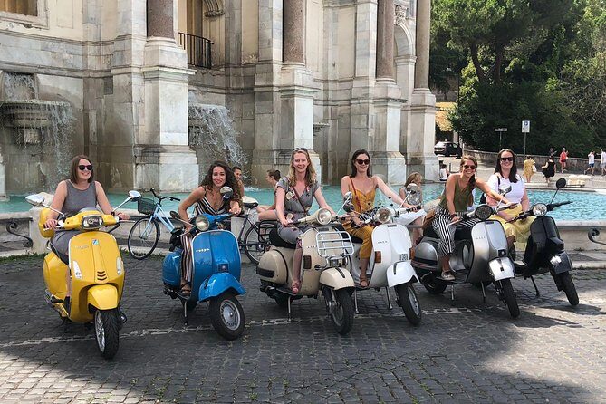 Rome by Vespa: Classic Rome Tour with Pick up - Orange Garden Views on Aventine Hill and Santa Sabina