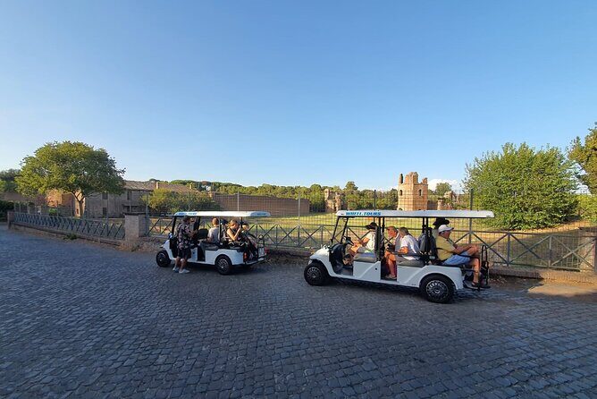 Rome Catacomb & Appian Way Small-Group Tour by Golf Cart - San Sebastiano Catacombs: the guided part you shouldn’t rush