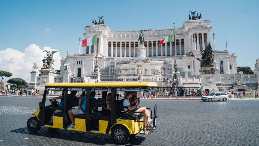 Rome: City Highlights Golf Cart Tour with Local Guide - Pantheon Highlights: The Dome Stop You Can’t Forget