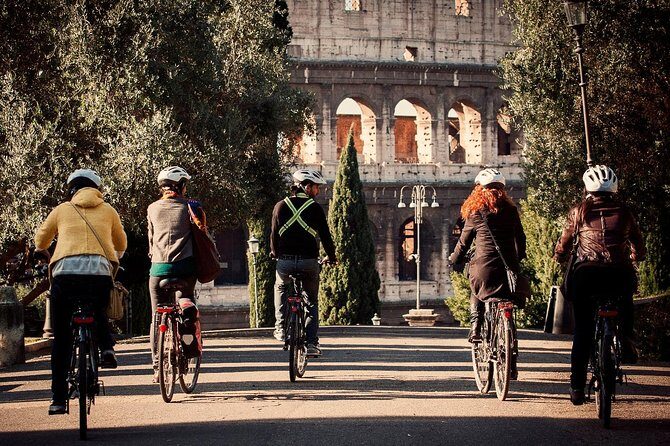 Rome City Small Group Bike Tour with quality Cannondale EBike - Antico Quartiere Ebraico and Teatro di Marcello: the route sneaks in character