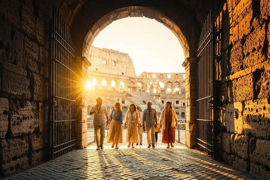 Rome: Colosseum Arena Twilight Tour & Imperial Forum Visit - Twilight Timing Inside the Colosseum