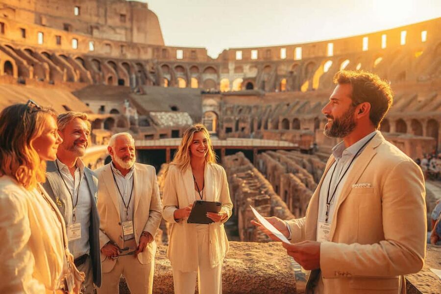 Rome: Colosseum Arena Twilight Tour & Imperial Forum Visit - Upstairs Views, Then Sunset: How the Tour Keeps Moving