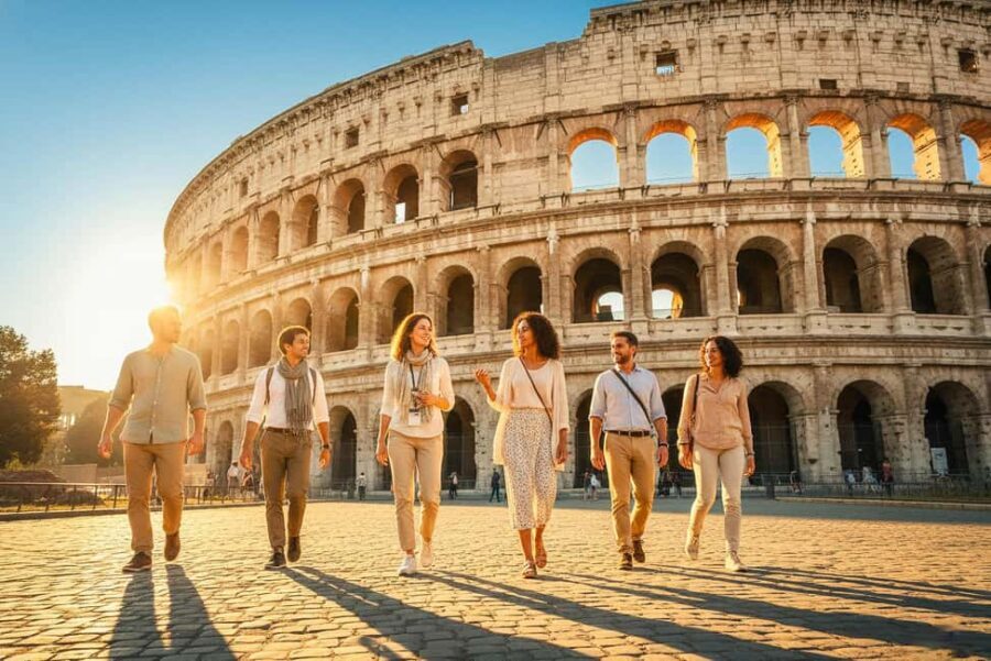 Rome: Colosseum Arena Twilight Tour & Imperial Forum Visit - Via dei Fori Imperiali Walk: Imperial Rome at Street Level