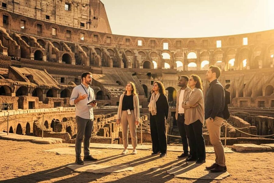 Rome: Colosseum Arena Twilight Tour & Imperial Forum Visit - Guide Quality and Audio: Why the Tour Lands