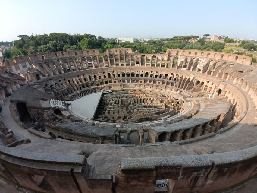 Rome: Colosseum, Palatine Hill, & Roman Forum Walking Tour - Entering the Colosseum: levels 1 and 2 up close