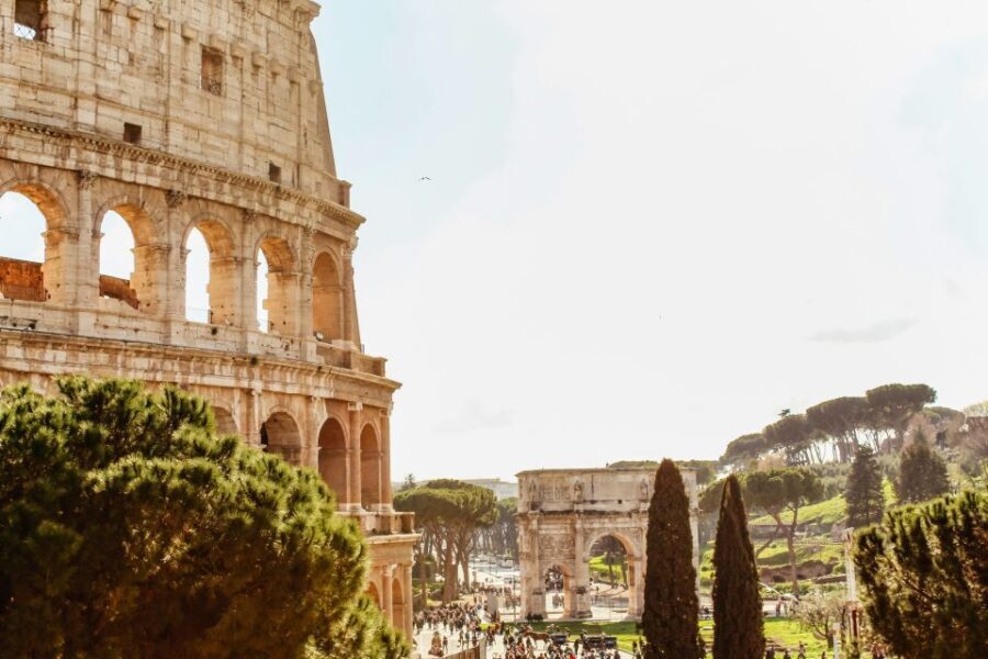 Rome: Colosseum, Roman Forum & Palatine Guided Tour - Entering the Colosseum: security first, then the story of gladiators