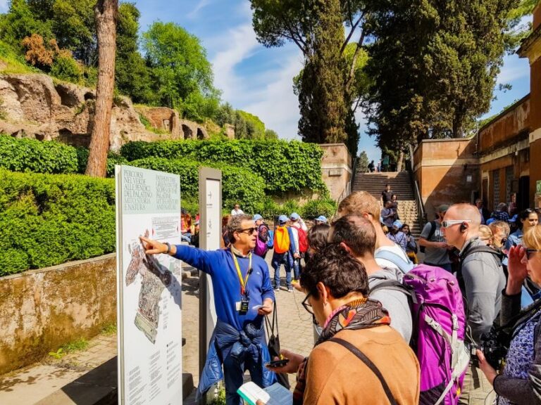 Rome: Colosseum, Roman Forum & Palatine Hill Tour - Entering the Colosseum with fast access and headsets