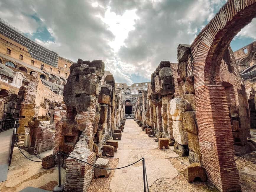 Rome: Colosseum Underground and Arena Tour - First and Second Tiers Photo Terraces and Colosseum Trivia