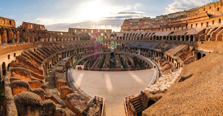 Rome: Colosseum Underground Small Group Guided Tour - Arena floor time: seeing the show’s “stage” up close