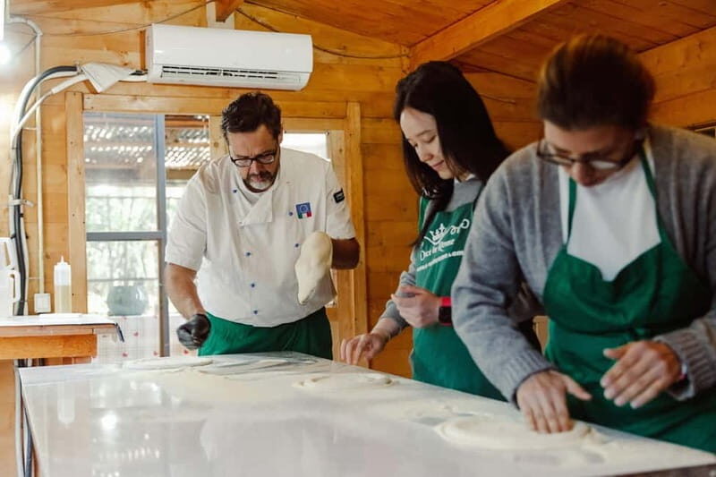 Rome: Combo Pizza and Pasta Cooking Class with Wine - Fresh pasta workshop: three doughs, real shapes, and pairing sauces