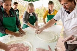 Rome Cooking Class: Make Pizza and Pasta with Wine & Dessert - Pizza Dough and Neapolitan Pizza in a Real Wood-Fired Oven