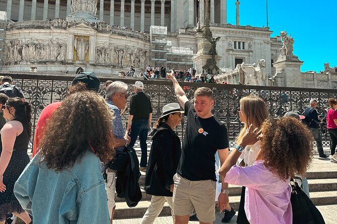 Rome: Guided Small Group Walking Tour of City Highlights - Meeting point, small-group comfort, and hearing the guide