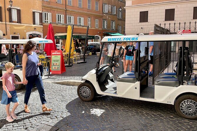 Rome Highlights City Tour by Golf Cart with Gelato - Piazza Venezia, Vittorio Emanuele II, Trajan’s Column, and Mussolini’s balcony