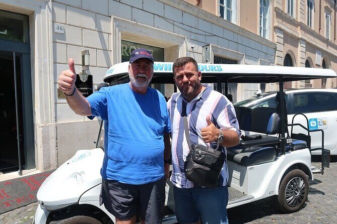 Rome Highlights City Tour by Golf Cart with Gelato - Tiber Island, Ponte Fabricio, and Torre Argentina’s cat sanctuary