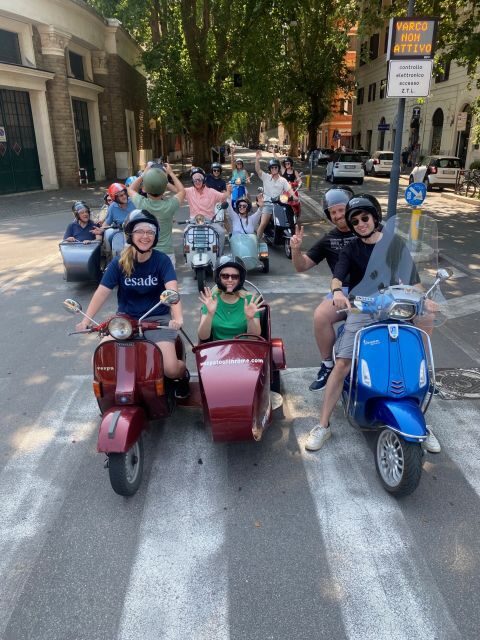 Rome: Highlights Vespa Sidecar Tour with Coffee and Gelato - Key highlights to look for