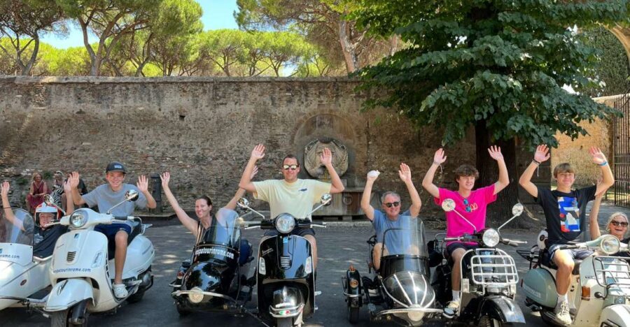 Rome: Highlights Vespa Sidecar Tour with Coffee and Gelato - Where your Rome adventure starts: Piazza di S. Marco and the Vespa setup