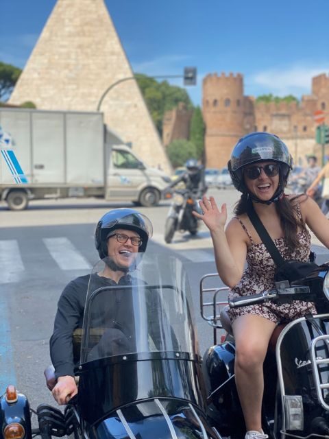 Rome: Highlights Vespa Sidecar Tour with Coffee and Gelato - Aventine Hill and Giardino degli Aranci: where the day slows down