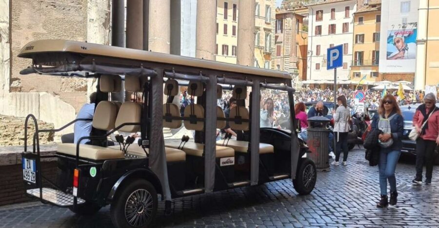Rome: Night Tour of the City by Golf Cart (Private option) - Meeting near Via Marco Aurelio and getting on board smoothly